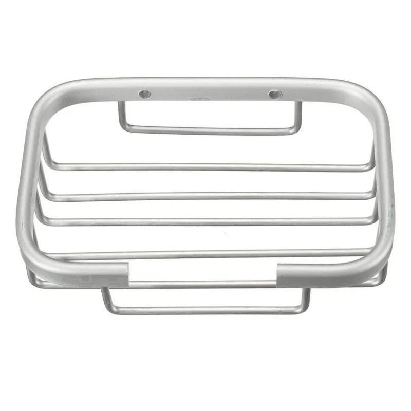 Description Picture 3 of item1pc Stainless Steel Soap Dishes Wall Mounted Shower Soap Holder Bathroom Storage Box Container  Basket Tray Rack