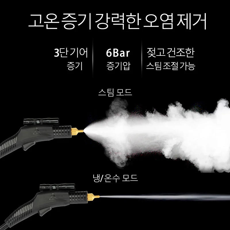 Description Picture 4 of item110V 220V Intelligent Voice Cleaning Machine High Pressure And High Temperature Steam Cleaner For Car Range Hood Air Conditioner