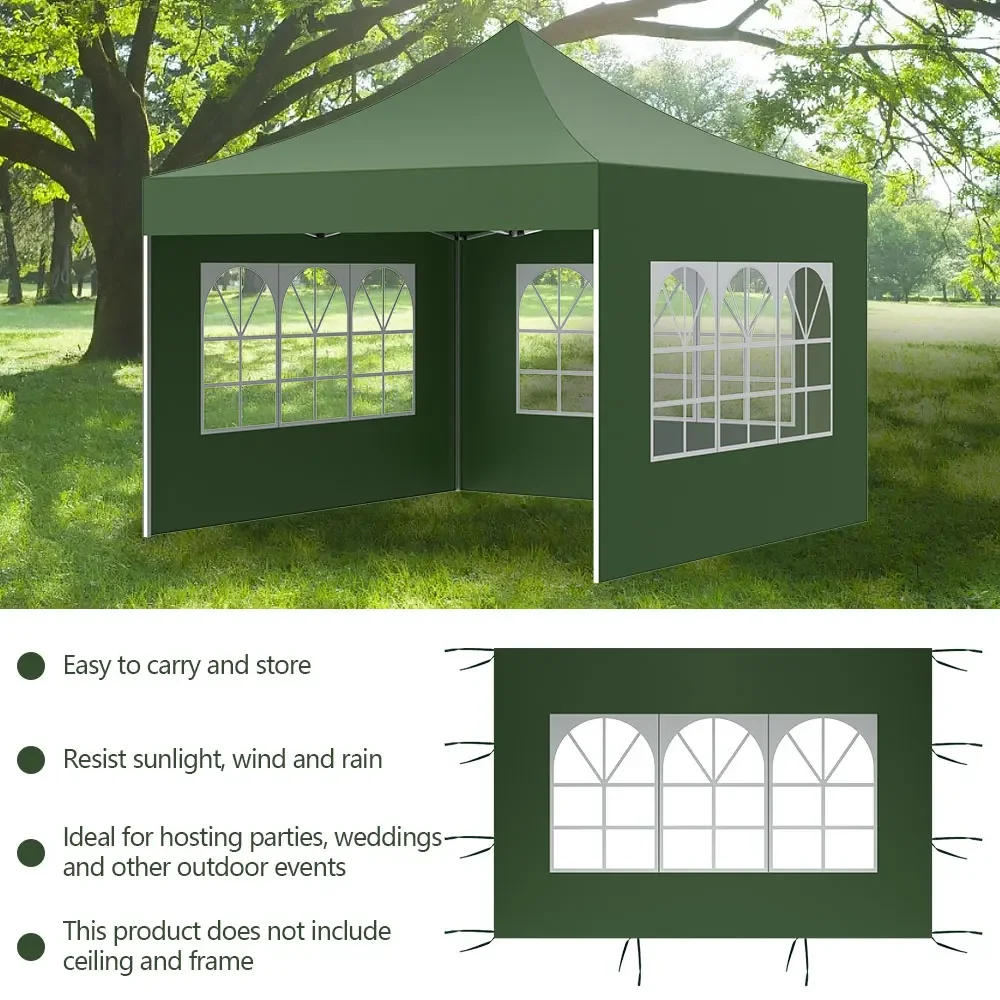 Description Picture 2 of item3x2m Waterproof Tent Cloth Camping Pad Rainproof Cloth Summer Garden Plants Cover Outdoor Beach Sunshade Gazebo Accessories