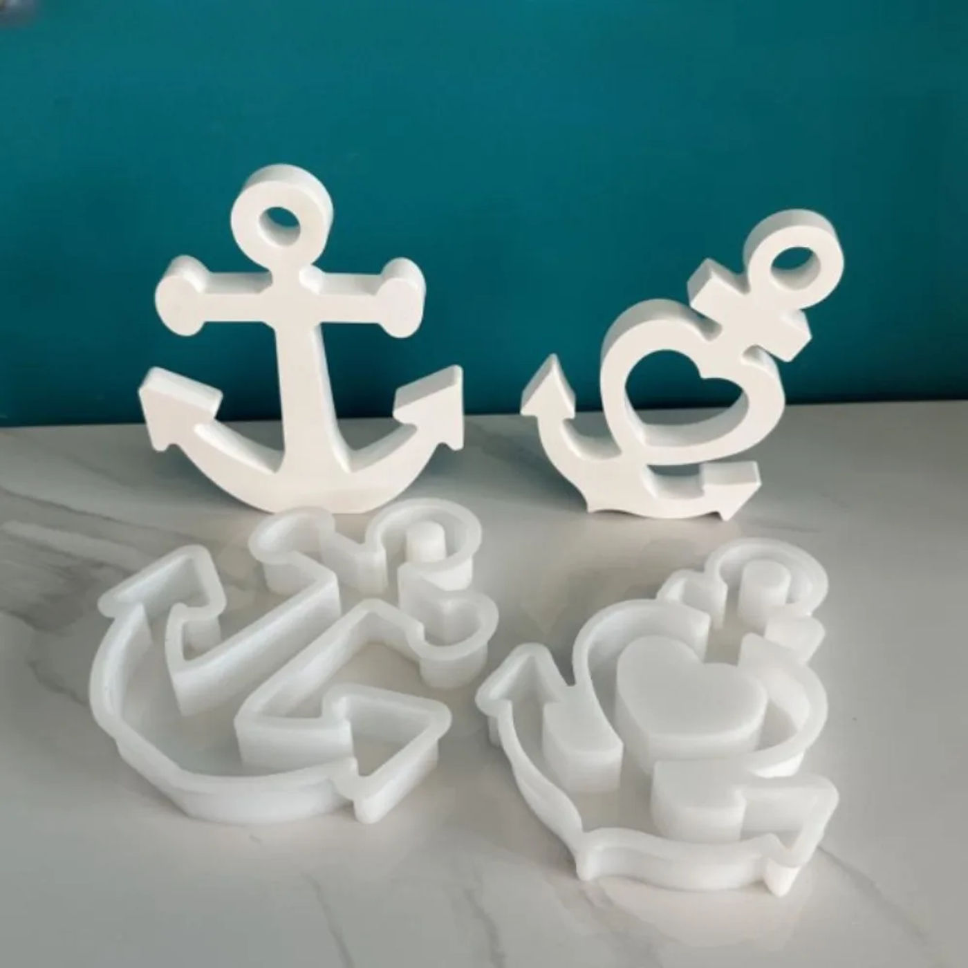 Description Picture 3 of itemAnchor Of Love Silicone Molds For DIY Aromatherapy Candle Holder Plaster Ornament Making Silicone Mold Home Decoration