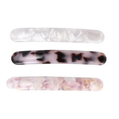 3 Pcs Acetic Acid Hair Clip Bar Shaped Pins Women Hairpins Creative Clips Simple Acetate Sheet Bridesmaid