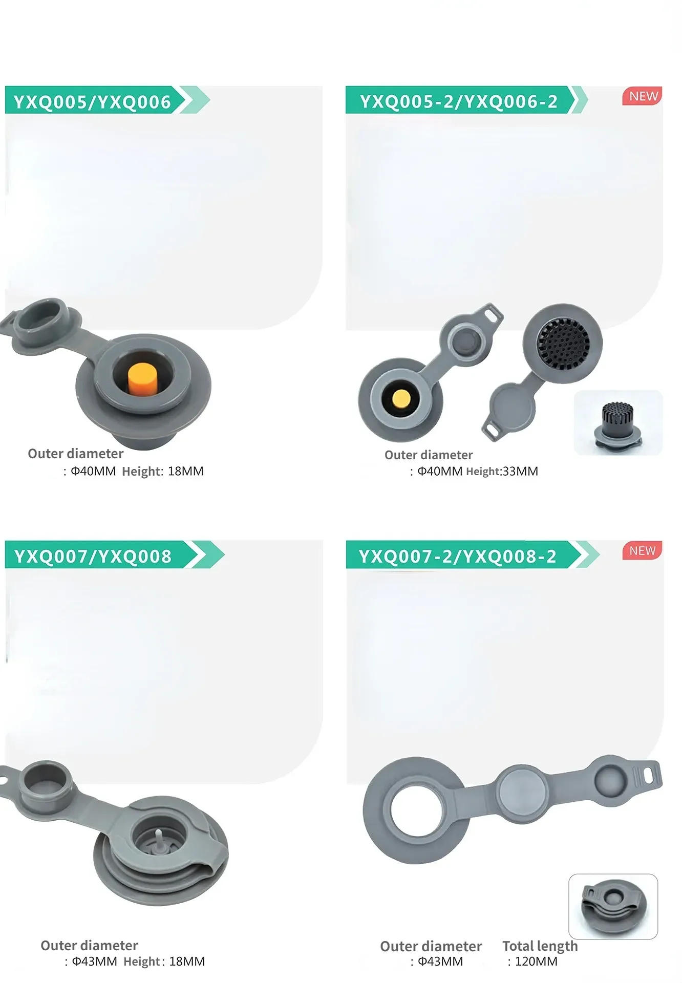 Description Picture 3 of itemOutdoor Camping Inflatable Mattress Valve TPU Siamese Deflation Sleeping Bed Mat Cushion Nozzle Pillow Valve