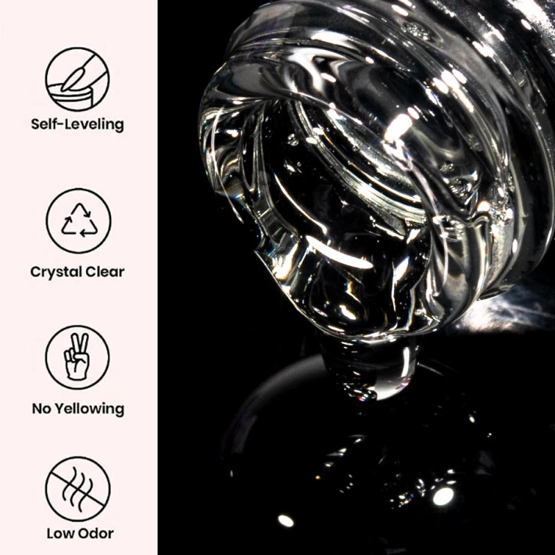 Description Picture 4 of itemKODIES GEL HEMA Free Gel Top Coat Clear NO TPO Healthy Gel Nail Polish 15ML Semi Permanent UV/LED Semi Permanent Manicure Gels