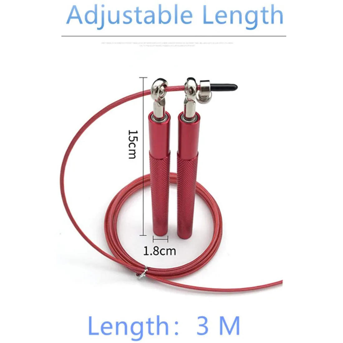 Description Picture 6 of itemSpeed Jump Rope Fitness Skipping Rope Steel Cordless Ball Bearing Workout for Boxing MMA Martial Arts Gym Equipment for Home