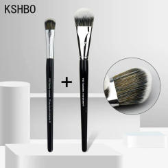 KSHBO 2pcs/set Makeup Beauty Tools Foundation Brush 47 Broom Head Liquid Foundation Shadow Repairing for Women Face Base Brushes