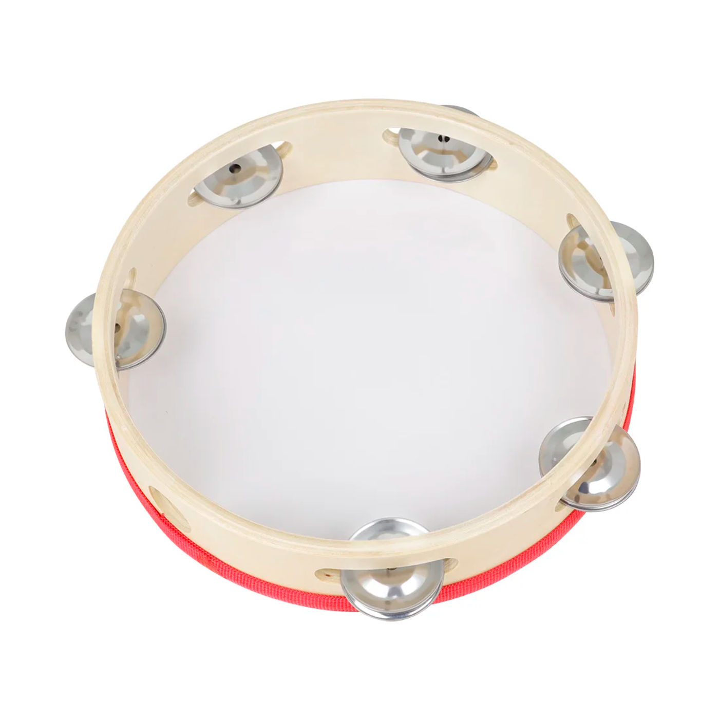Description Picture 5 of itemOrff 8 Inch Lollipop Tambourine With Cymbal Rattle Drum for KTV Party Percussion Music Instrument Hand Jingle Bell Kids toys