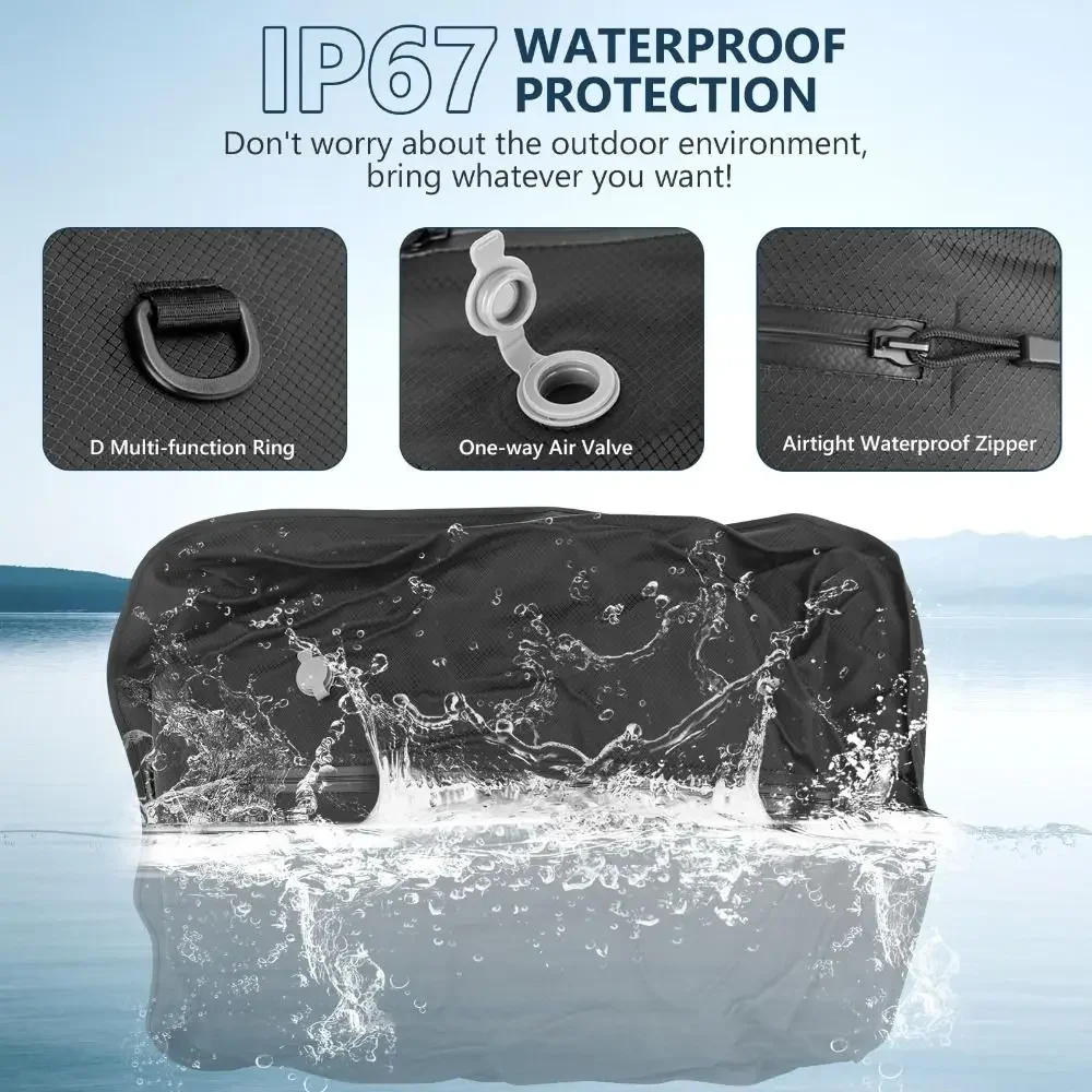 Description Picture 6 of itemReusable Vacuum Bags for Travel Dustproof Space Saver Vacuum Compression Bag Waterproof Luggage Vacuum Storage Bag Backpack