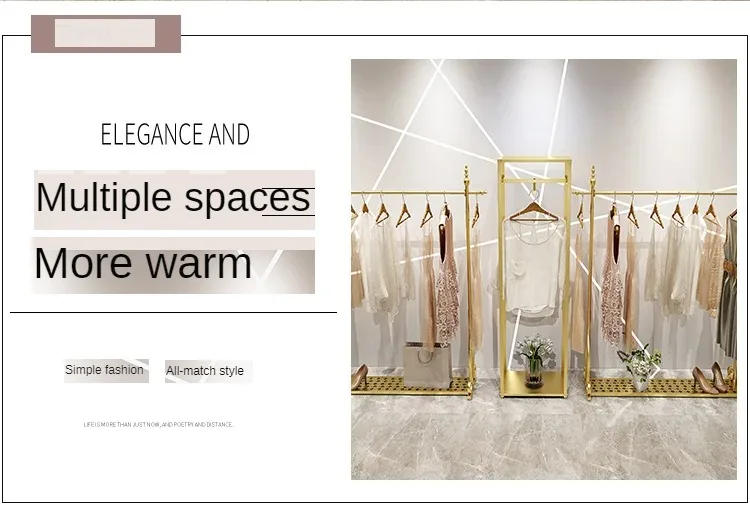 Description Picture 3 of itemLiving Room Hanger Floor Clothes Rack Wardrobes Luxury Multi hanger Clothes Hanger Hallway Percheros Pared Nordic Furnitures