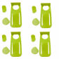 4pcs green