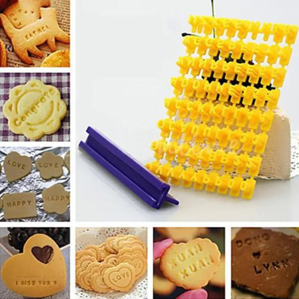 Description Picture 5 of itemFor Cakes/Sugar Paste Alphabet Letter Cookies Cutter Words Baking Mold Cake Frill Cutter Embossing Mould  for Cakes Sugar Paste