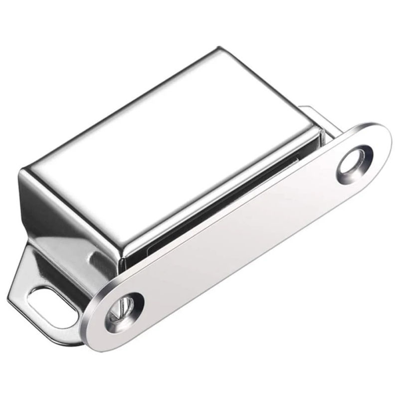 Description Picture 2 of itemHome Tool Cabinet Catch 304 Stainless Steel 53*22*14mm Accessories Kitchen Door Magnetic Partical To Use Silver Color