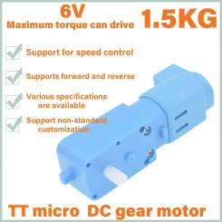 TT motor 6V 12V DC all-metal gear deceleration transmission dual-axis Hall with encoder deceleration motor