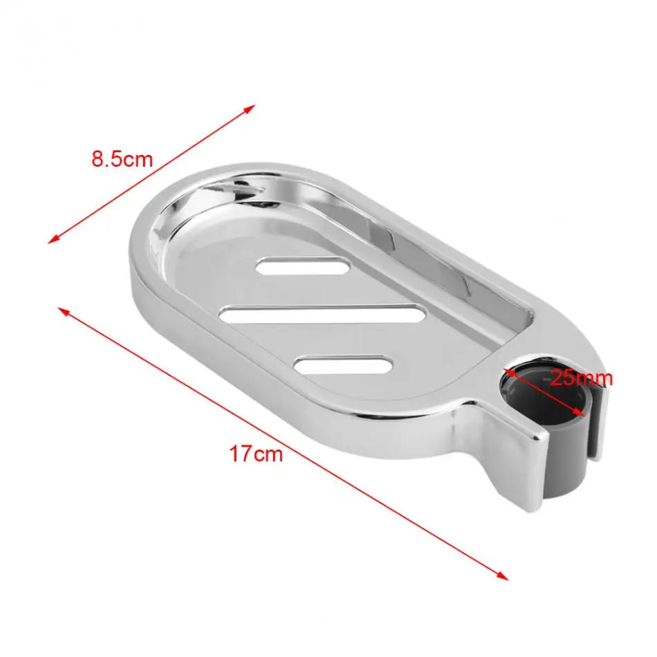 Description Picture 2 of itemBathroom Soap Dish Box Wall Mounted Soap Box Shower Soap Drain Soap Dish Holder Bathroom Tray for Sliding Bar