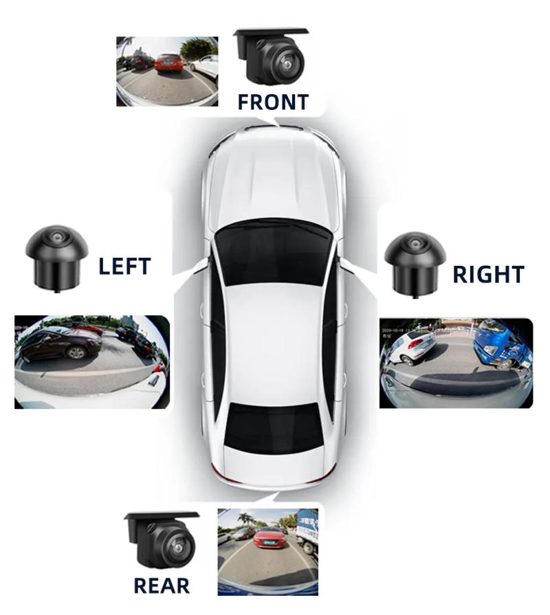 Description Picture 6 of item360° panoramic camera 720P HD rear/front/left/right view lens 360 panoramic accessories car android radio