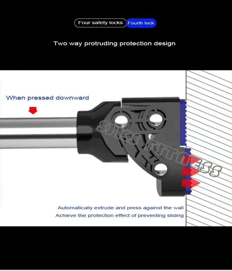 Description Picture 6 of itemParallel Bars Wall Pull-up Bar Iron Rods Home Sport Chin Hook Bar Level Tool Chin-up Cow Hair Muscle Home Training Equipment