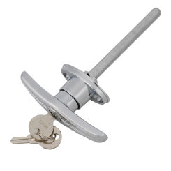 T-Shaped Handle Lock Garage Door Lock Zinc Alloy Anti-theft Lock For Caravan Garage Shed Campervan Cabinet Furniture Hardware