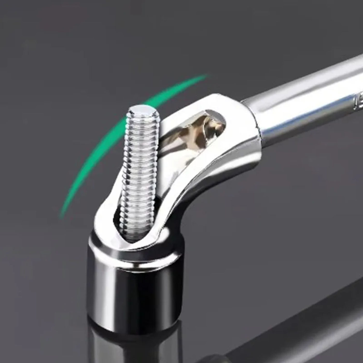 Description Picture 5 of itemHardware Tools - Mirror Perforated Wrench - L-shaped Elbow Socket Wrench -7-shaped Milling Mouth Manual Pipe Wrench