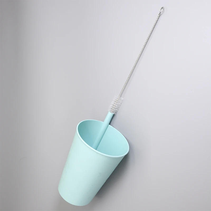 Description Picture 3 of itemSet of 4 Built-in Straw Tumbler Plastic Sippy Drinking Cup for Children and Adults, Dishwasher and Microwave Safe