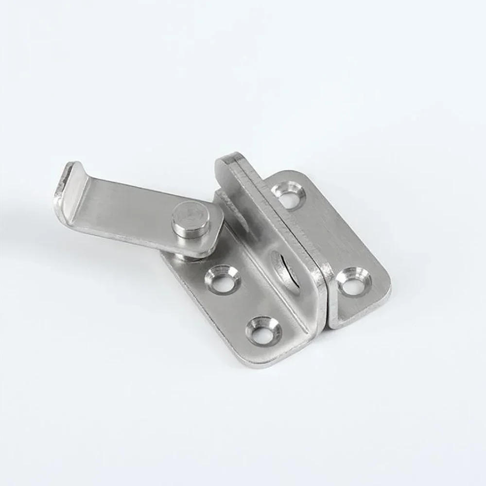Description Picture 4 of item1Pc Thick Stainless Steel Door Buckle Cabinet door Hanging buckle Bolt safety bolt Sliding Hasp Pet cage  lock  latch