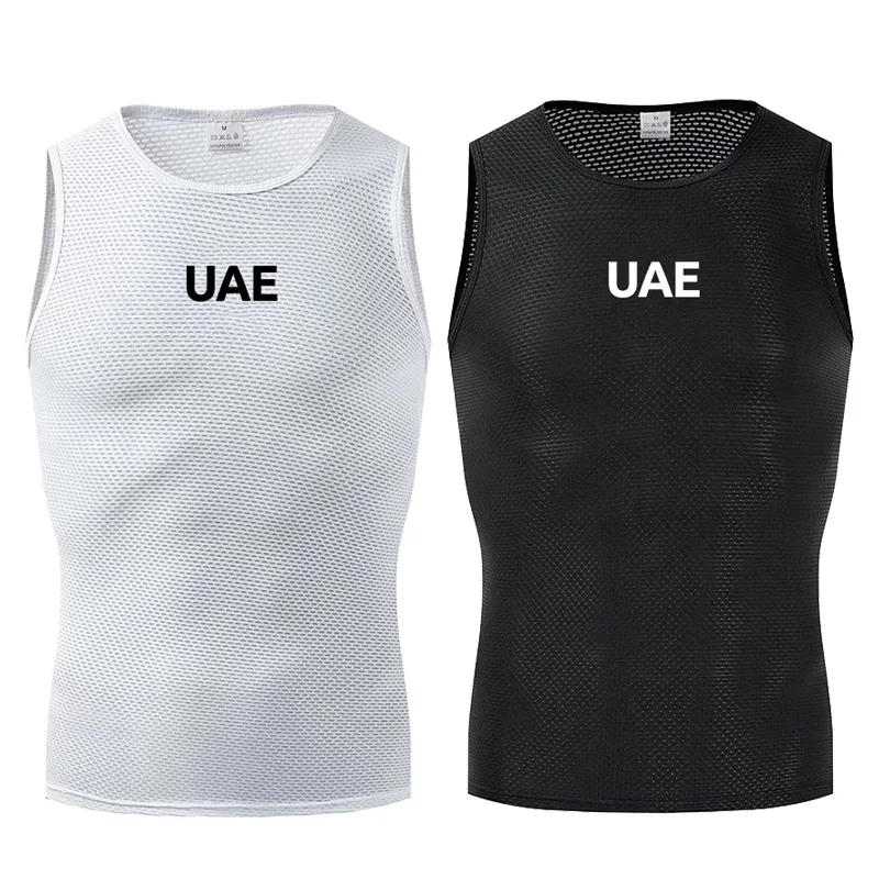 Description Picture 6 of item2024 UAE Team Cycling Base Layer Summer Jersey Sleeveless Cycling Vest MTB Road Bike Vest Mesh Bicycle Underwear Cycling Clothes