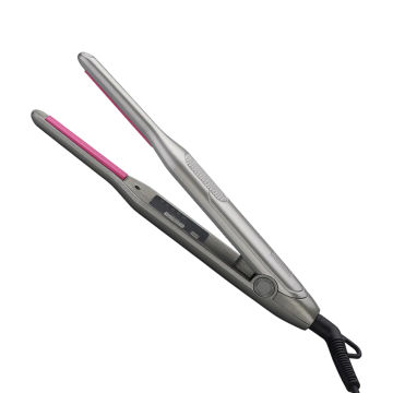Professional 2 in 1 Hair Straightener Curling Iron Ceramic Hair Curler Pencil Flat Iron for Short Hair Beard Straightener