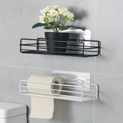 Bathroom Shelf Kitchen Organizer Shelves Iron Shower Caddy Storage Rack Shampoo Holder for Bathroom and Kitchen Storage