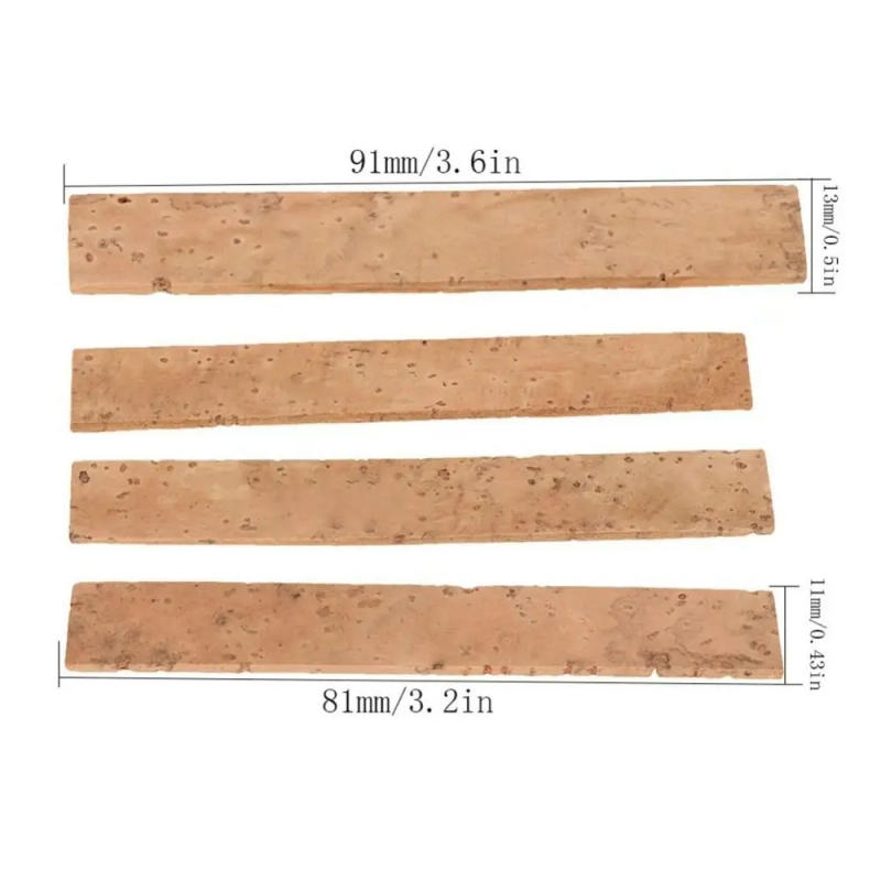 Description Picture 3 of item4PCS/Set Natural Cork Clarinet Neck Cork Repair Replacement Musical Instrument Parts Clarinet Mouth Tube Clarinet Interface