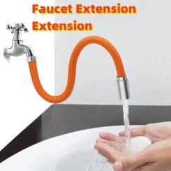 Faucet extension pipe universal extension pipe splash proof water pipe kitchen and bathroom universal nozzle and shower bracket
