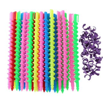 Hairdressing Spiral Hair Perm Rod Set Long Plastic Styling Barber Salon Tool Women Hair Beauty Styling Accessories