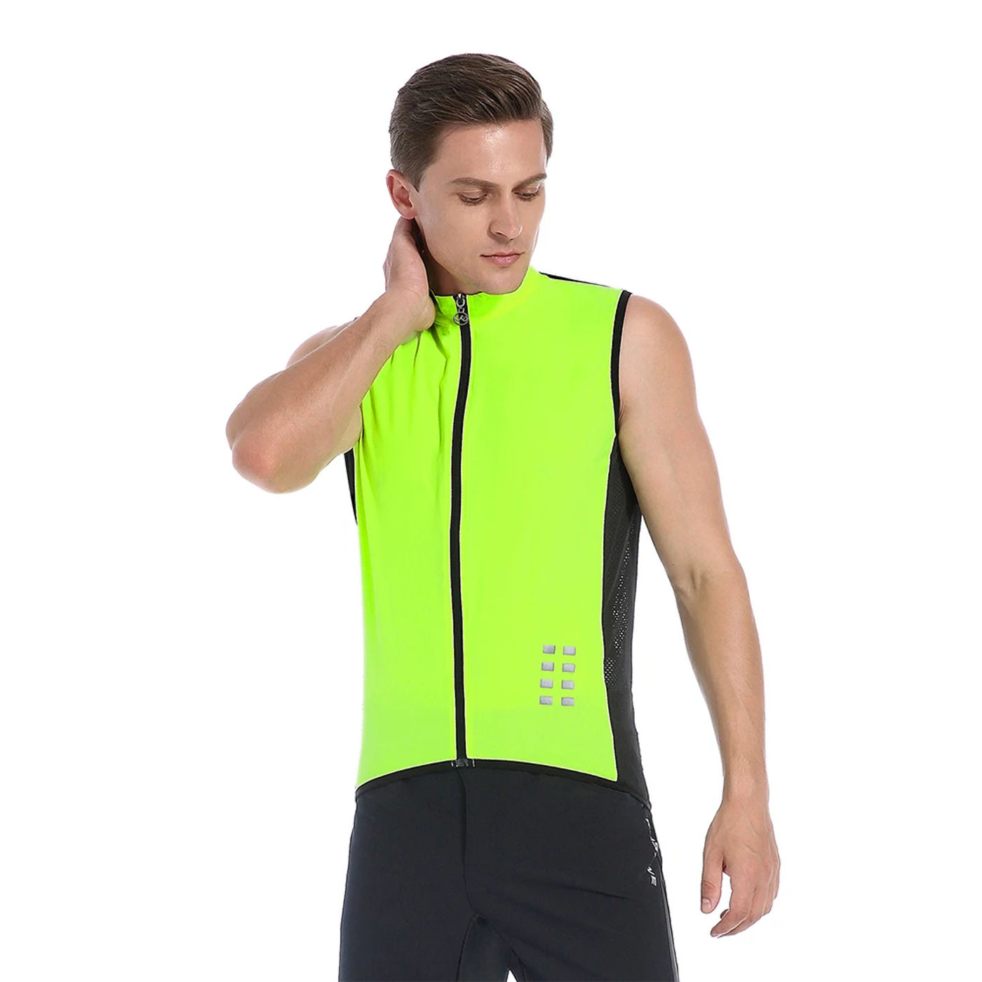 Description Picture 5 of itemWOSAWE Reflective Cycling Vest Mesh Windproof Lightweight Ciclismo Mtb Bike Sleeveless Jersey Breathable Clothing Cycling Gilet