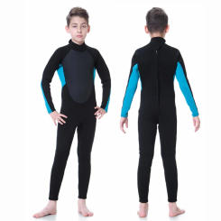 Wetsuit Kids 3mm Neoprene Full Suits Long Sleeve Boy Surfing Diving Swimsuit Rash Guard For Underwater Scuba Swimwear Freediving