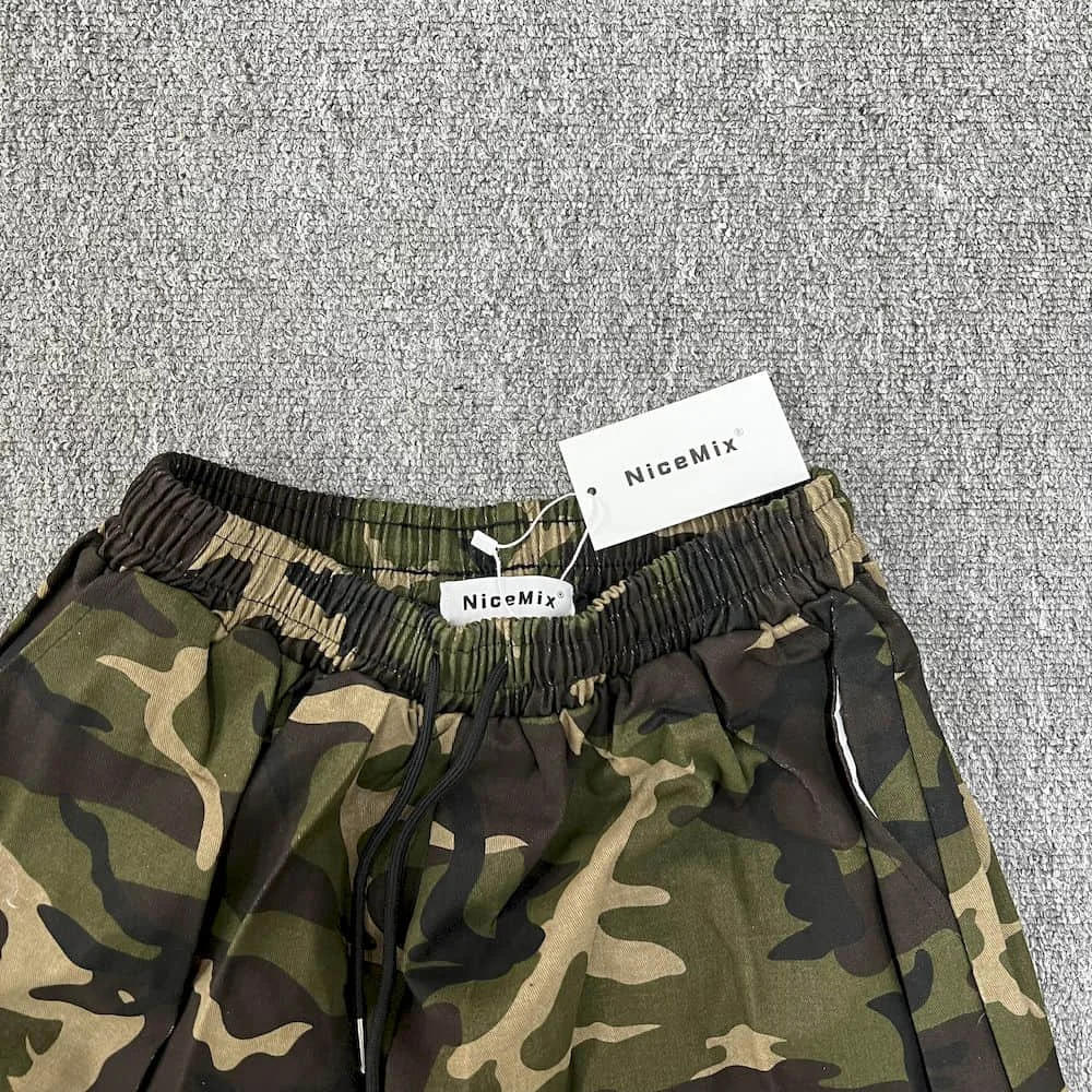 Description Picture 3 of itemNiceMix Jogers Men's Pants Retro Style  Loose Versatile Straight High Street Hip-hop Wide-leg Pants Clothing