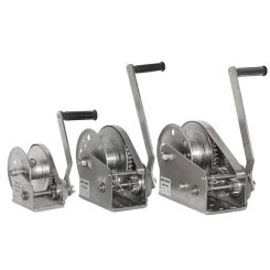 direct manufacturers stainless steel manual boat winch with ce 1200lbs 1800lbs 2600lbs wire rope hand winch