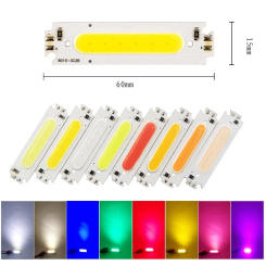 60*15mm LED 5V chip cob 2W COB LED Strip Light Source Bar Lamp DIY USB table lamp LED 5V Panel 5vLight LED strip light wholesale