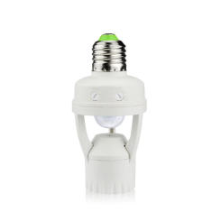 Base Holder PIR E27 Motion Sensor LED Lamp Base Intelligent Light Bulb Switch 100-240V Socket E27 Converter With
