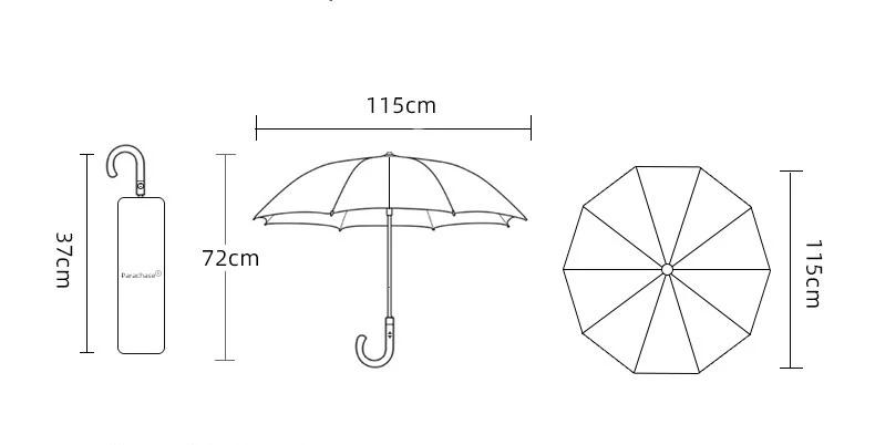 Description Picture 3 of itemParachase Automatic Umbrella Men Corporation Business Japanese Outdoor Golf Umbrellas Windproof Luxury Parasol