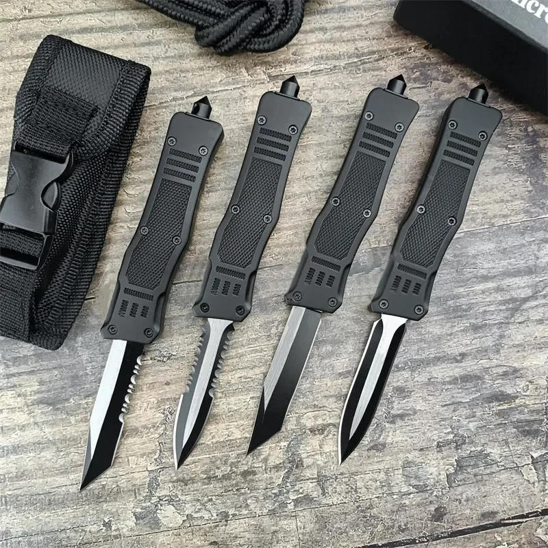 Description Picture 2 of itemHigh Quality Folding Knife 440C Blade Zinc Alloy Handle Pocketknife Outdoor Survival Camping Hiking Fishing Hunting Knives