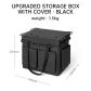 Black bag and table