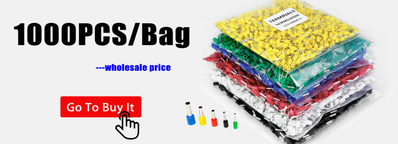 Description Picture 2 of item100pcs/Pack E0508 E7508 E1008 E1508 E2508 Insulated Ferrules Terminal Block Cord End Wire Connector Electrical Crimp Terminals