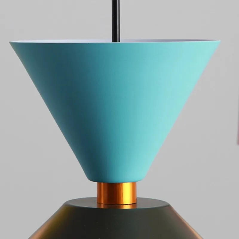 Description Picture 2 of itemNordic Modern Macaron Pendant Lamp Bedroom Kitchen Restaurant Island Counter Bar Dining Room Led Light Hanging Lighting Indoor