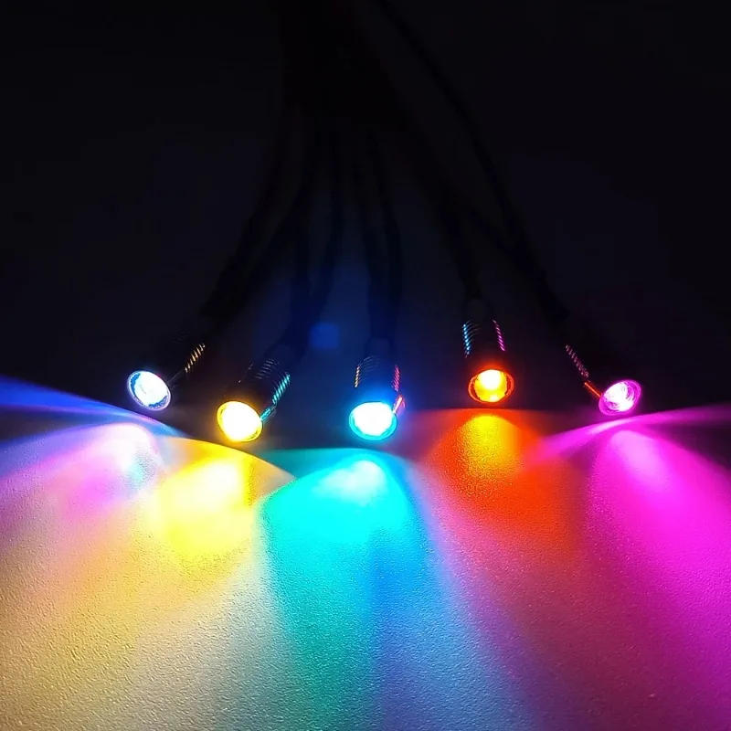 Description Picture 2 of item220V,110V,48V,36V,24V,12V,9V6V5V,3V 3mm Pre-Wired LEDs Bulb with Holders Emitting Diodes Indicator Lights,5mm Panel Mount