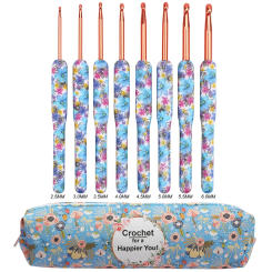 Sewing Crochet Hooks Ceramic Handle Alumina Crochet Hooks Knitting Needles Set Sewing Crochet for Weave Sewing Needles DIY Tool