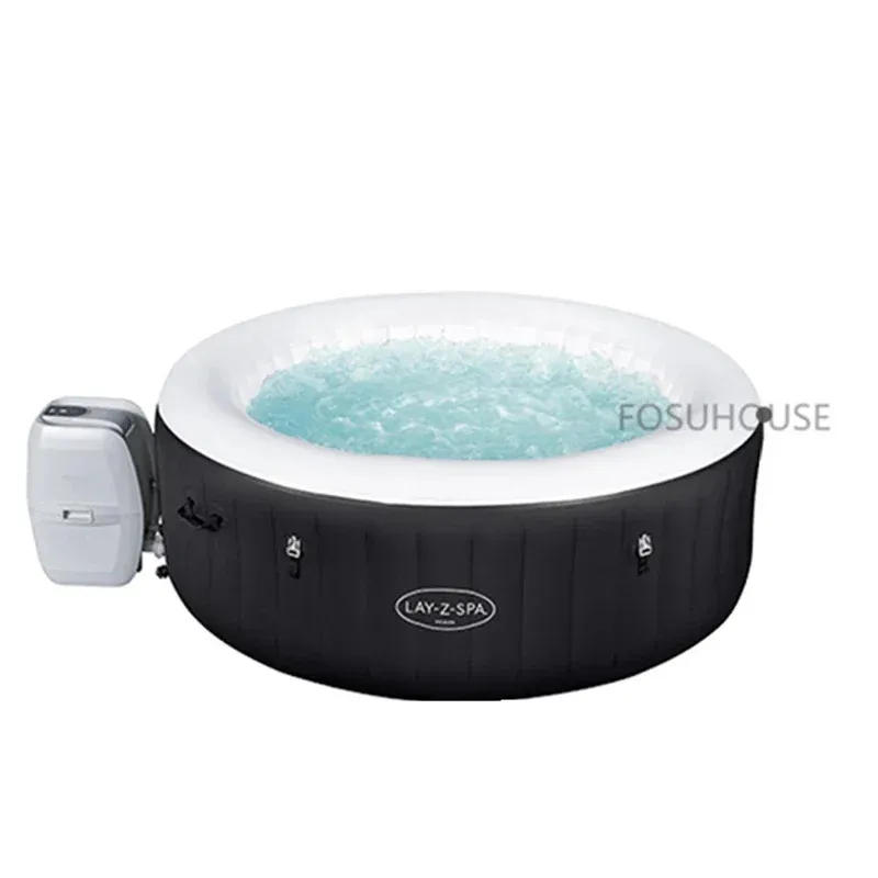 Description Picture 5 of itemOutdoor Inflatable Bathtubs Whirlpool Massage Constant Temperature Heating Bathtub Modern Household Massage Bubble Whirlpools