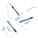 Brand New Flexible High Quality 2pcs/set Home Blade With Handle Hand Tools EO2000 Blue+Black HSS & Plastic Handle