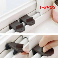 1~8PCS Push Window Child Safety Lock Adjustable Security Door Anti-Theft Lock Direct Sales Window Limit Protection Lock