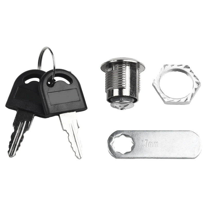 Description Picture 5 of itemCam Lock Security Lock 16-30mm Cam Lock With Keys Door Cabinet Mailbox Drawer Cupboard Padlock Security Locks Furniture Hardwar