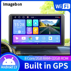 Imagebon 7 Inch E70 Android 13 Dash cam Wireless CarPlay & Android Auto Car DVR 5G WiFi Build In GPS Bluetooth Multimedia Player