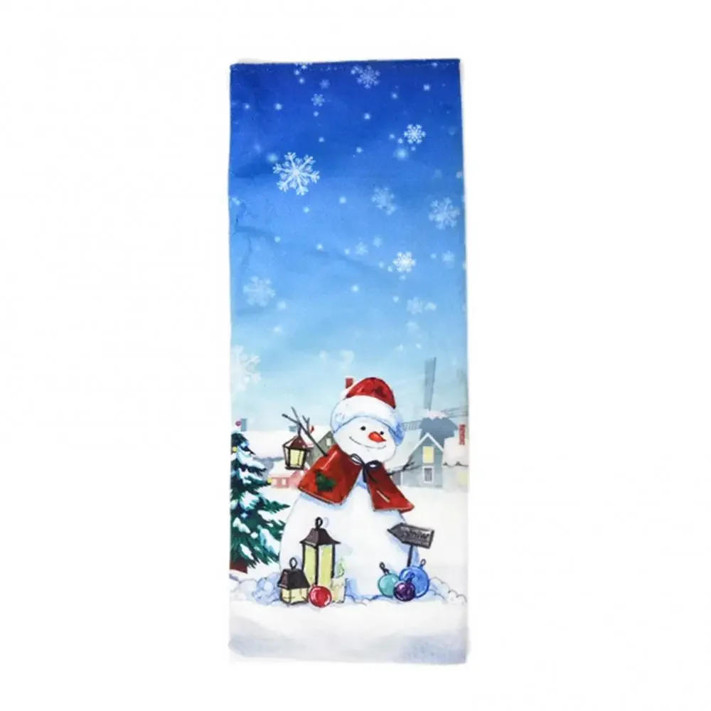 Description Picture 3 of itemWine Bottle Cover Christmas Santa Snowman Elk Drawstring Candy Bag Party Decor Wine Bottle Cover