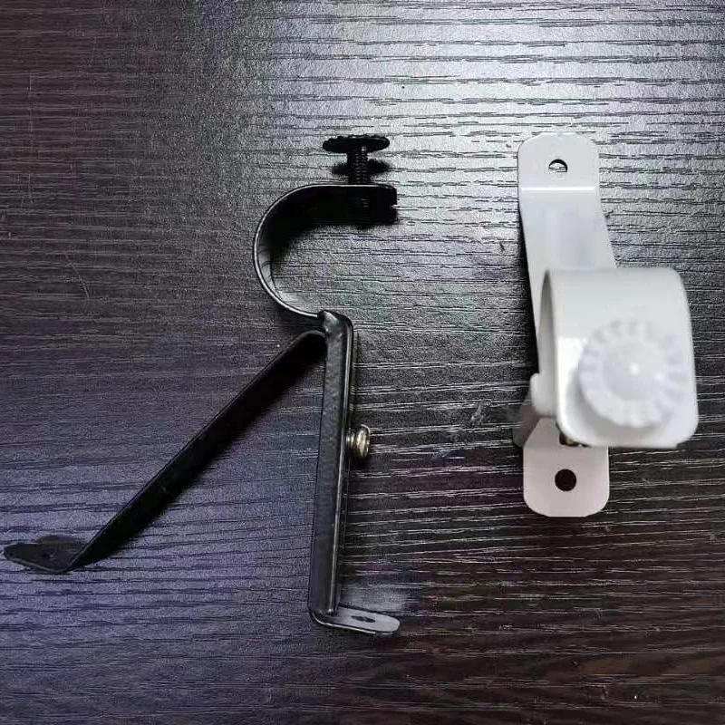 Description Picture 5 of item1 PCS Black Curtain Rods Bracket ,Adjustable Rod Bracket for Curtain Rod Holder ,Curtain Rods Hooks fixed accessories