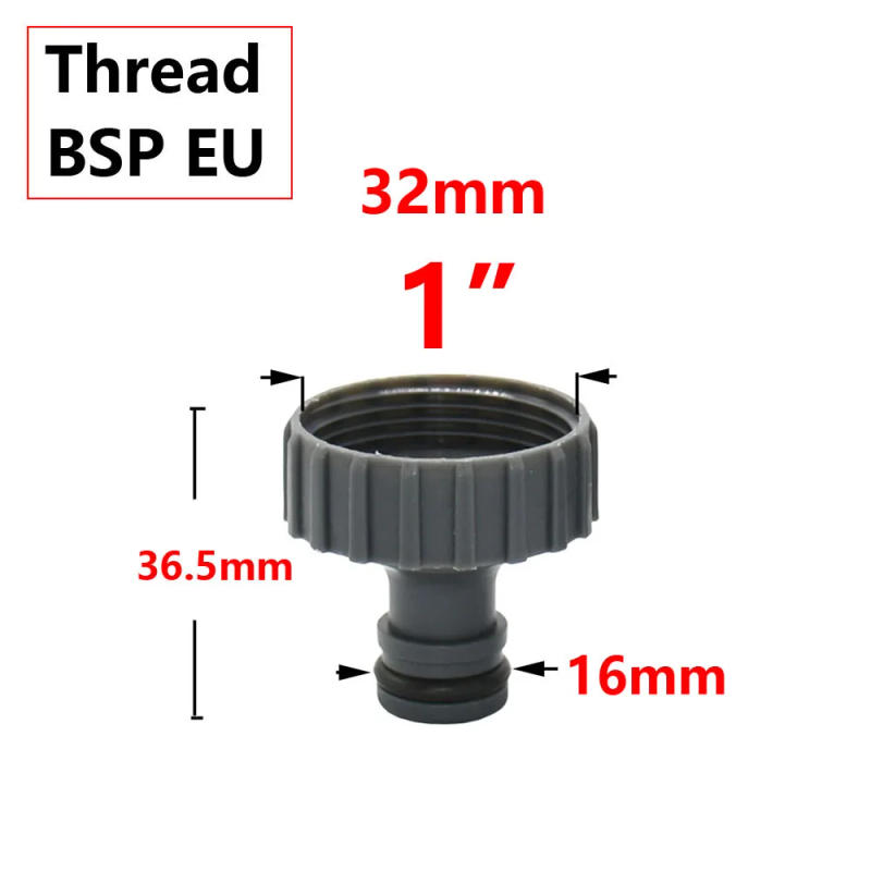 Description Picture 6 of itemGarden Hose Quick Connector 1/2 3/4 1 Inch Pipe Stopwash Coupler Water Tap Irrigation Car Wash Water Gun Fitting 16/20/32mm